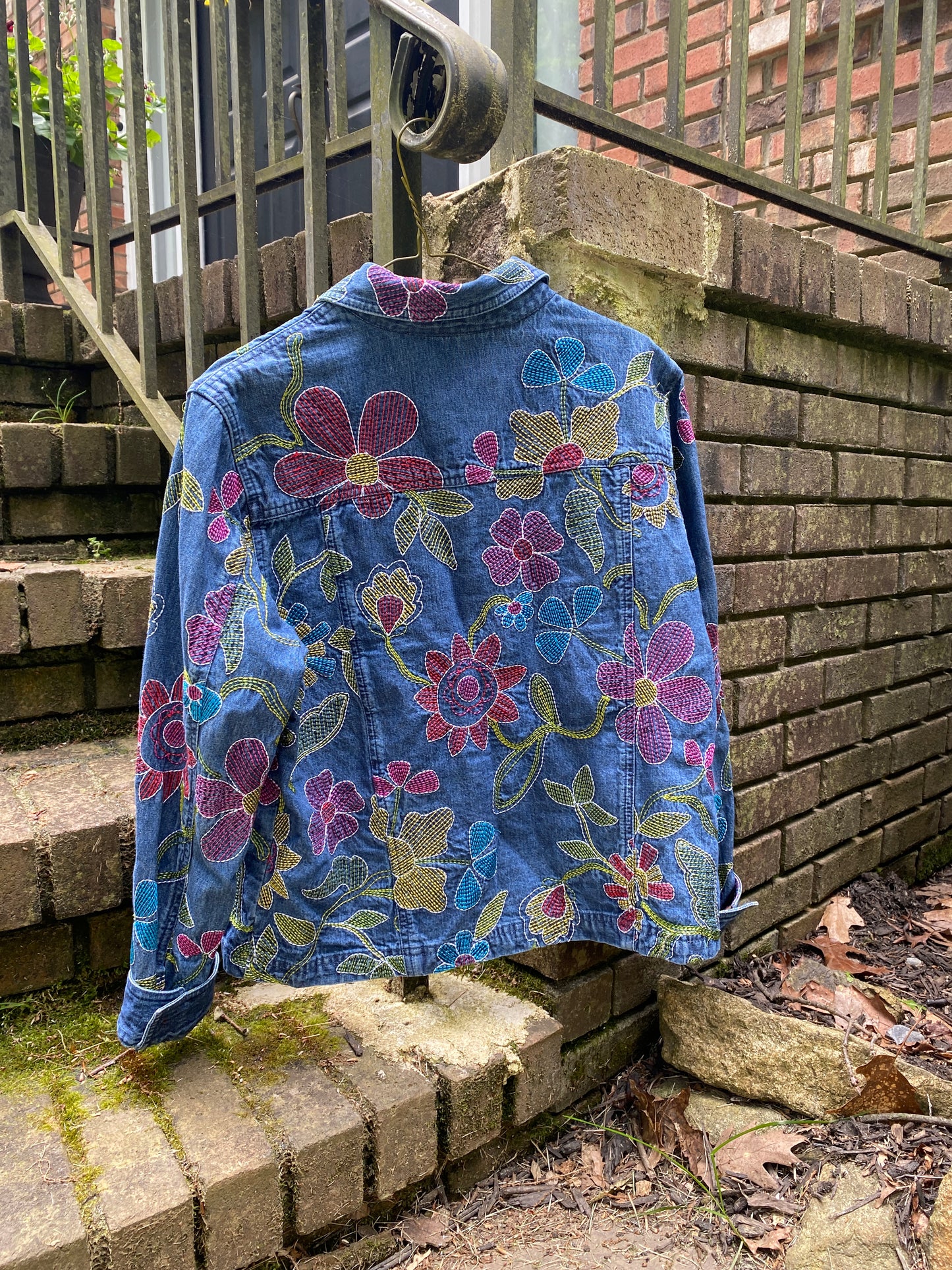 Groovy Embroidered Denim Jacket