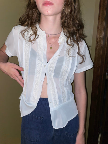 Edwardian-Esque Slip Blouse