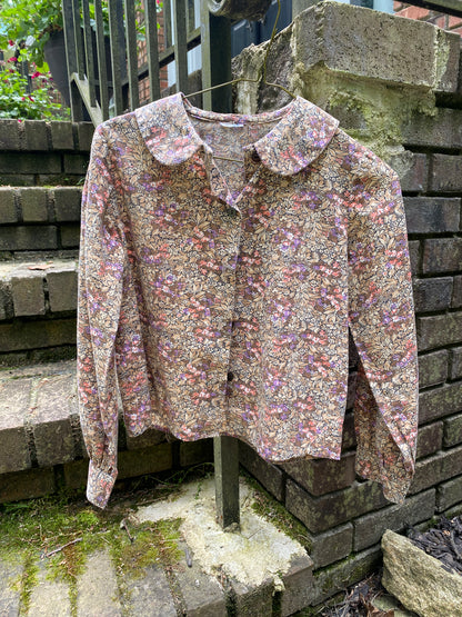 Earthy Autumn Floral Top