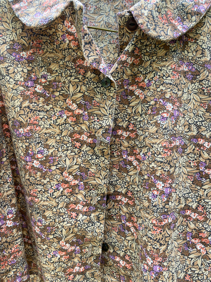 Earthy Autumn Floral Top