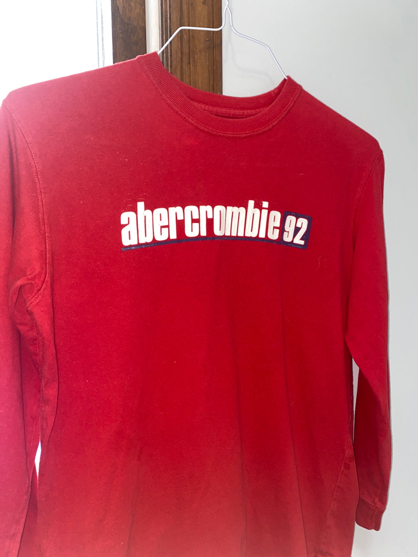 Red Abercrombie Graphic Tee