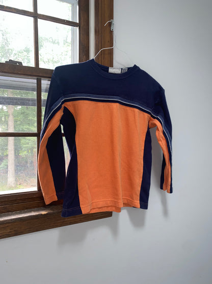 Orange & Blue Colorblock Thermal