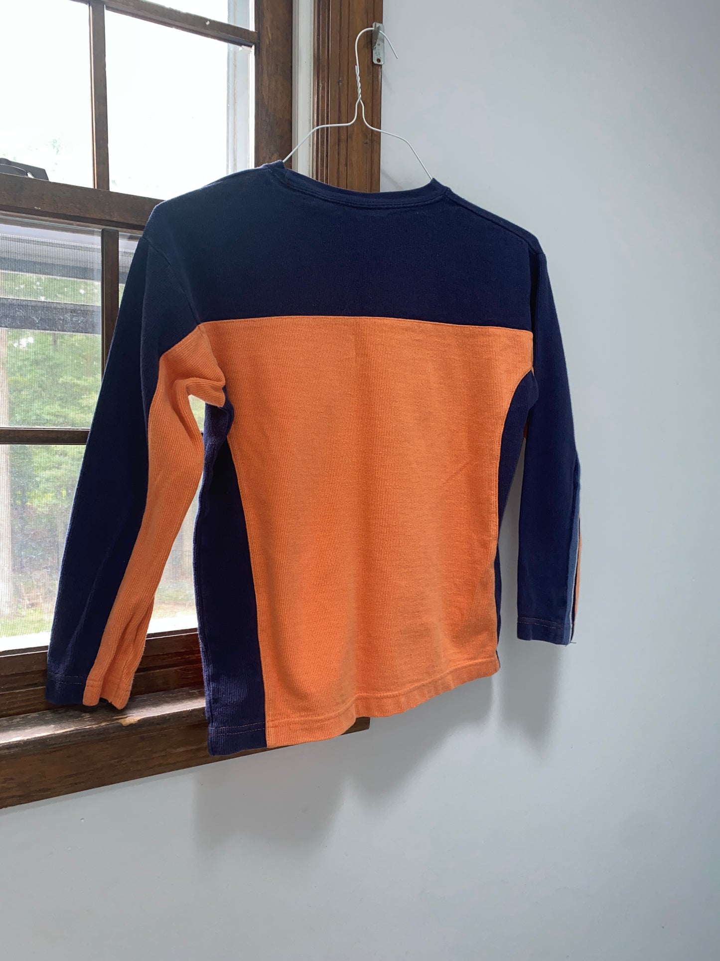 Orange & Blue Colorblock Thermal