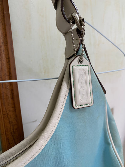 Blue Coach Handbag